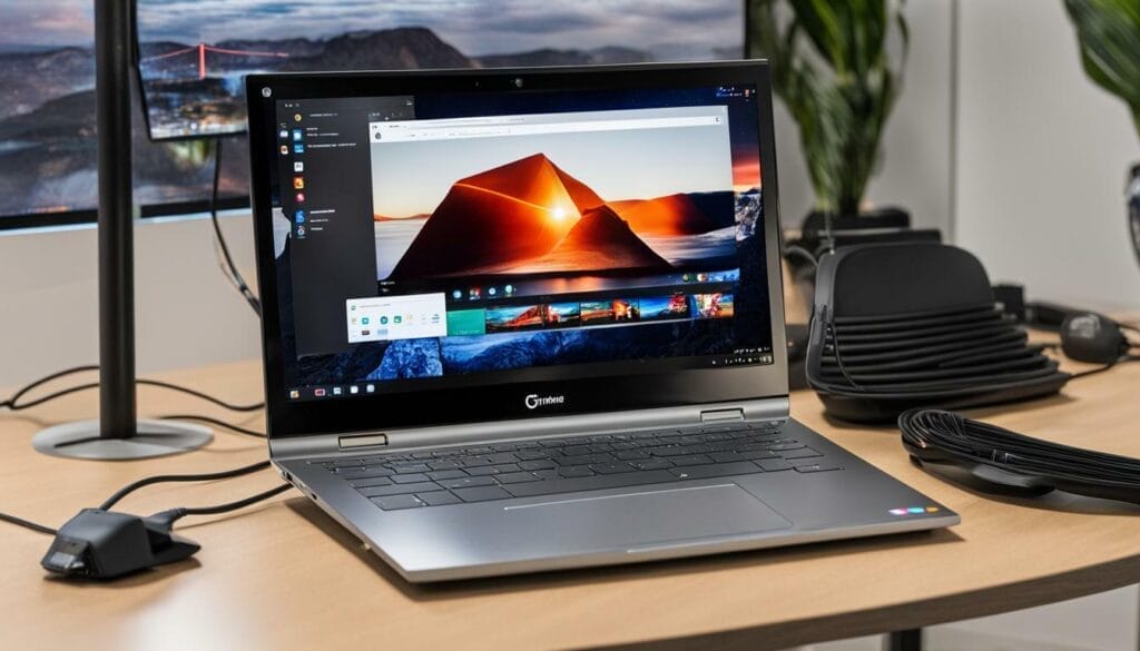 how to connect chromebook to external monitor